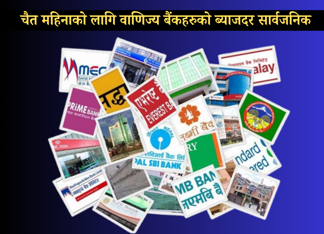 Commercial Banks Interest Rates for Chaitra 2081